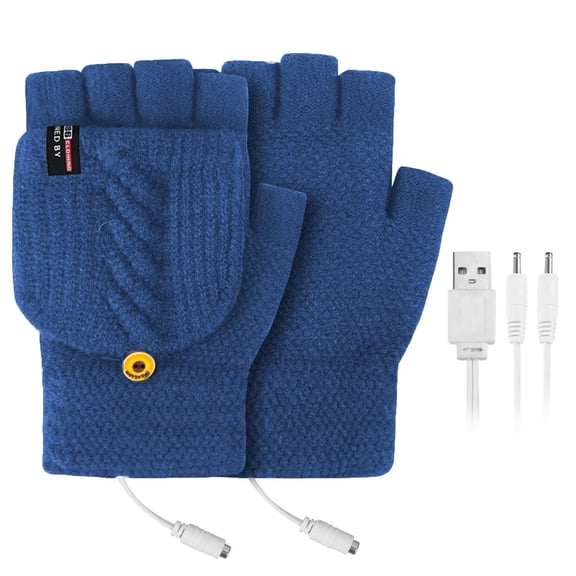 Heated Gloves Outdoor Winter Warmer Leather Rechargeable Li Ion Battery Women Gloves Gloves Mittens Toddler Mittens for Women Cold Weather Heated Women Mittens Gloves Mittens Women Ski Gloves Mittens
