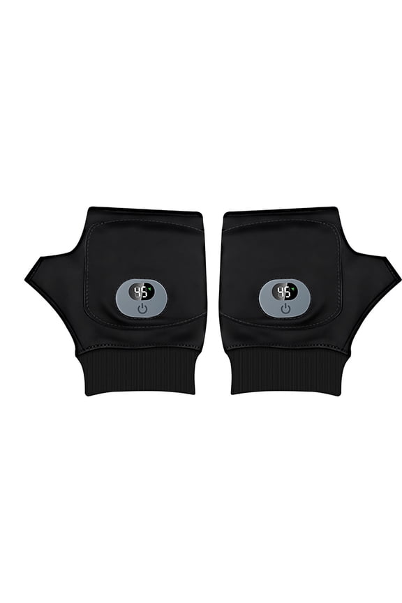 Heated Gloves Rechargeable Electric Heating Gloves Three Temperature Control USB Charging Digital Display Winter Warm Gloves for Skiing Cycling Outdoor