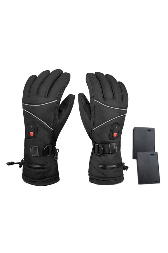 Heated Gloves Temperature Adjustable Electric Heated Gloves Camping Hand Warmers Winter Warm Gloves for Men