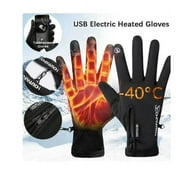 YIPAI Heated Gloves for Men Women USB Electric Touchscreen Warm Gloves for Motorcycle Skiing Skating Snow Hiking, XL