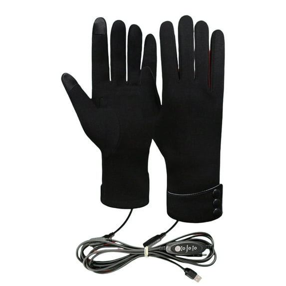 Heated Gloves for Men and Women, Hand Warmer Gloves for Winter Full Finger, USB Electric Heated Gloves for Skiing Cycling Golf Hiking