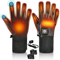 Heated Gloves for Men and Women,Rechargeable Heated Electric Gloves,Suitable for Winter Outdoor Work,Skiing,Cycling,Running,Hiking,etc.