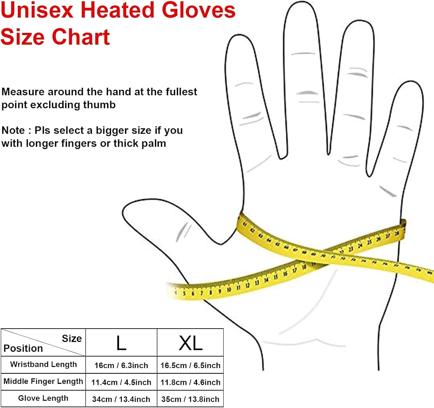 Heated Gloves for Women Men,5000mAh Rechargeable Electric Glove for Cold Winter Arthritis Hands Skiing Hunting Hiking Motorcycle,Black