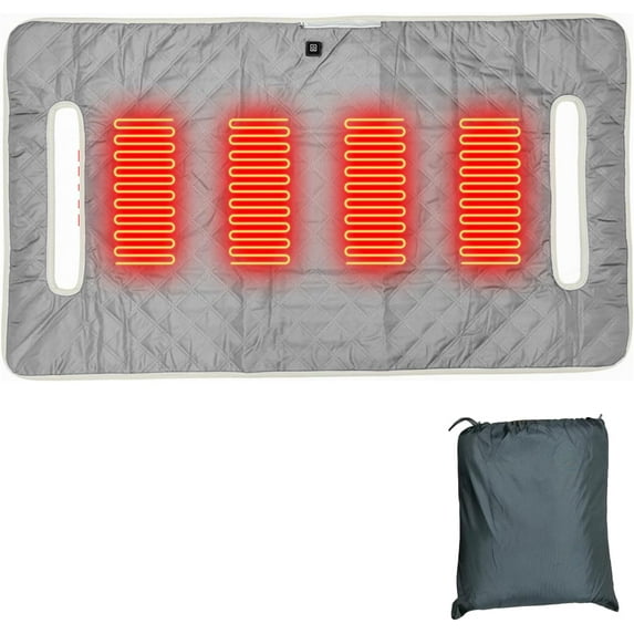 Heated Golf Cart Seat Cover, Heated Seat Cushion & Waterproof Soft Towel Blanket, Universal Fit for Most Golf Carts with All-Weather Protection and Easy Installation