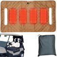thumbnail image 1 of Heated Golf Cart Seat Cover, Waterproof and Non-Slip Winter Golf Cart Seat, 4-Zone Heating, 3 Heat Levels, USB/Type-C Powered, Universal Fit (Coffee Brown), 1 of 8