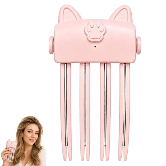 Heated Hair Volume Clip, Wireless Heated Volumizing Root Lift Clip, Electric Volumizing Hair Clips for Bangs Styling Flat Fine Hair