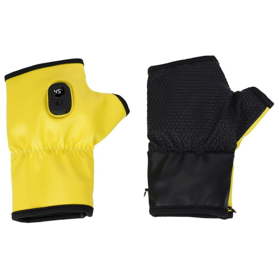 Heated Hand Warmer Gloves with USB Rechargeable Power 3-Setting Heat Digital Display Ideal for Outdoor Work Cycling Skiing Camping and Winter Comfort 2PCS