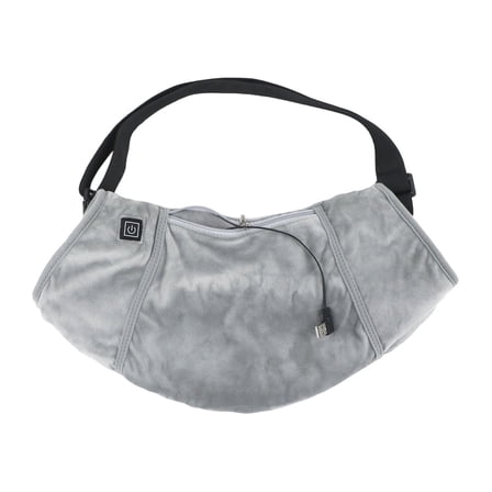 Heated Hand Warmers Pouch with Rechargeable Battery for Outdoor Use Adjustable Strap and Pocket Waist Pouch Warmth Solution for Football and Camping