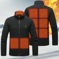 thumbnail image 1 of Heated Hoodie Jacket for Man/Woman Heated Coat 9 Heating Zones USB Electric Body Warmer Outerwear Unisex Heating Activewear Jacket Windproof Coats for Camping Skiing Hunting Outdoor Black XXL, 1 of 7