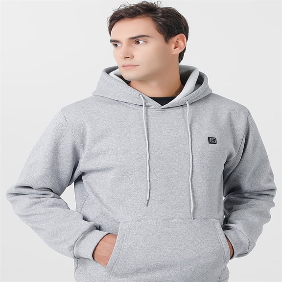 Heated Hoodie Men Women USB Electric Warming Sweatshirt 7 Zone Heat 3 Levels