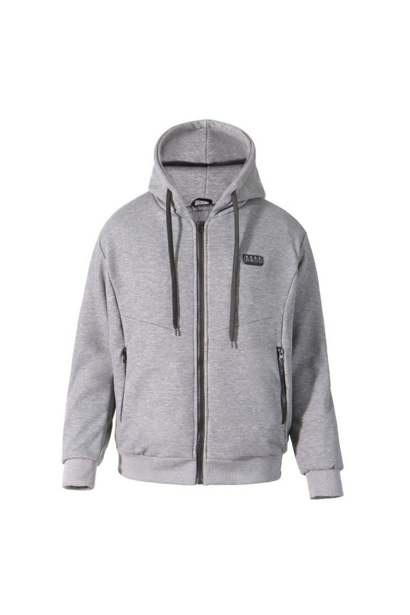 Heated Hoodie for Men Warm Sweatshirts Heated Pullovers for Outdoor Color: Grey Size: XXXS