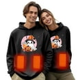 thumbnail image 1 of Heated Hoodie for Women Men USB Electric Heating Sweatshirt Winter Warm Zip Up Hooded Jacket Thermal Outerwear, 1 of 4