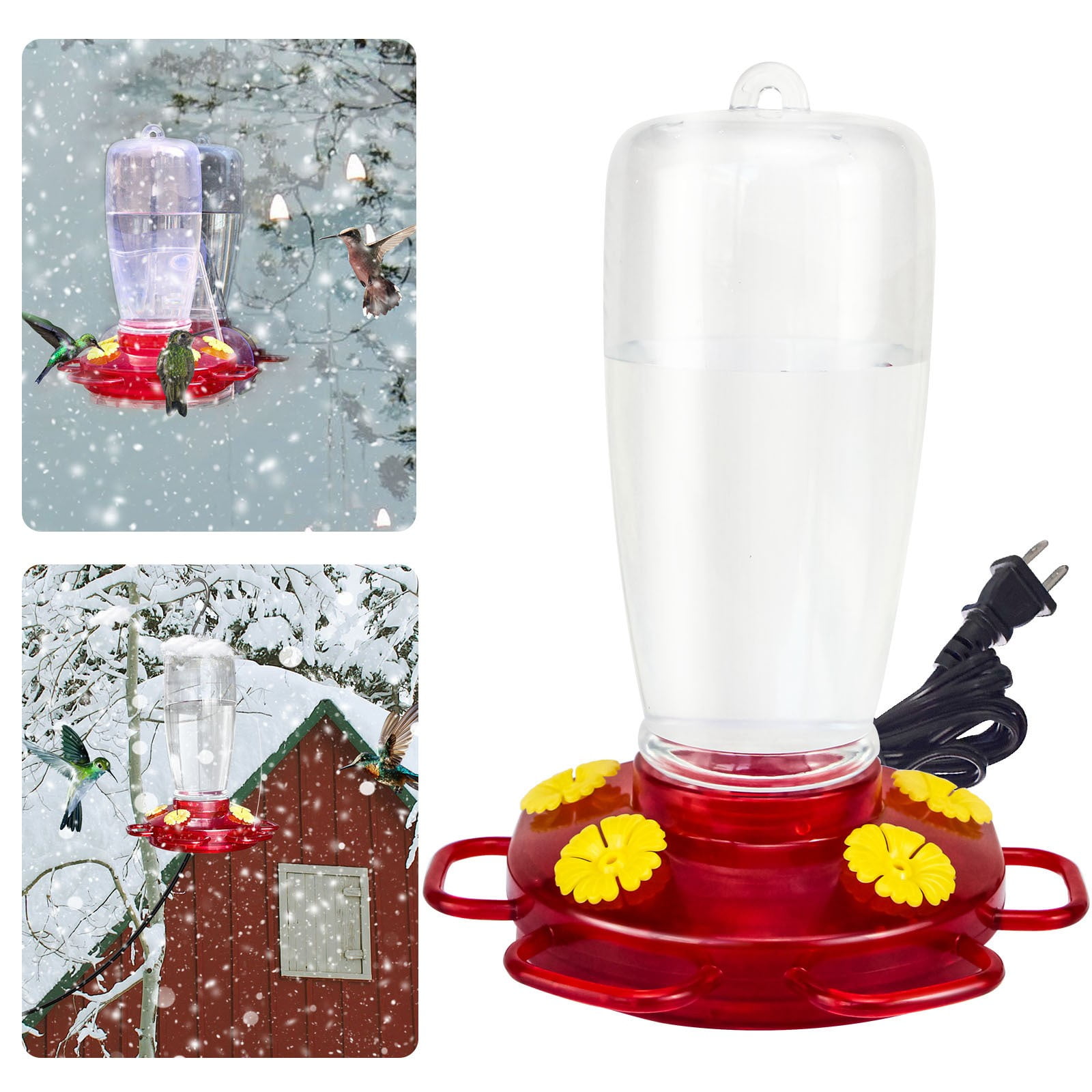 Heated Humming Feeders for Outdoors, 20 oz Humming Bird Feeder for ...