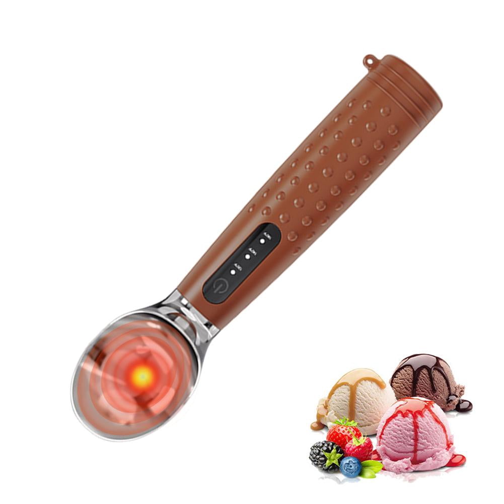 Heated Ice Cream Scoop Rechargeable, Electric Scooper with 3 Temp ...