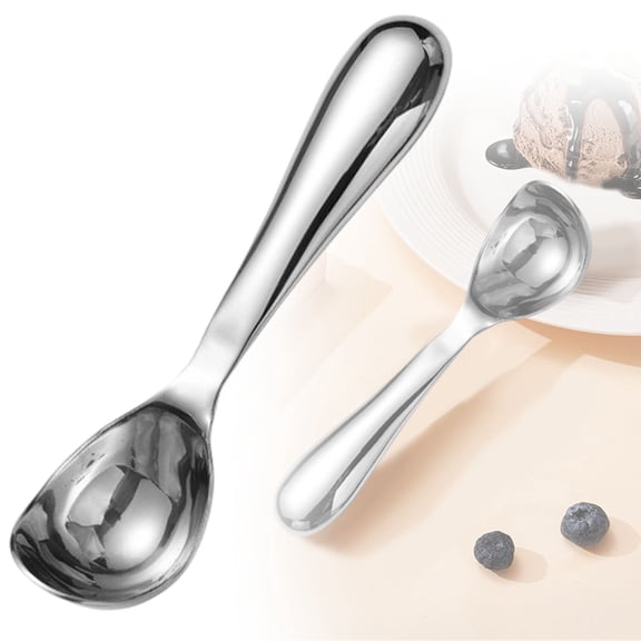 Heated Ice Cream Scoop, Stainless Steel Ice Cream Scoop, Ergonomically Designed Handle for Comfort, Heavy Duty Ice Cream Scooper, One-Piece Design Ice Cream Scoops, Dishwasher Safe.