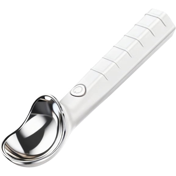 Heated Ice Cream Spoon  Electric Dessert Scooper, Stainless Steel Serving Tool, Self Melting Head | Easy Release Non Stick Design for Home Kitchen Treat Serving Use