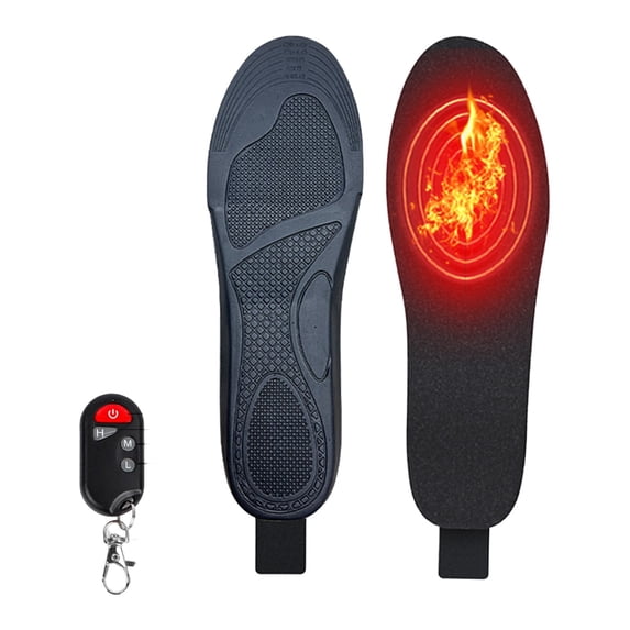 Heated Insole Rechargeable,Outdoor Sports Foot Warmer for Men Women,3-Temperature Adjustable Rechargeable Foot Warmers,Full-Foot Heating & Cut-to-Fit Design for Hunting,Fishing,Hiking(35-40)