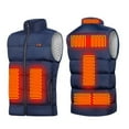 thumbnail image 1 of Heated Jacket Electric Warming Coat USB Powered Thermal Outdoor Winter Wear - Multiple Sizes 9 Heating Zones Riding Skiing Fishing Activities(Blue-L), 1 of 2