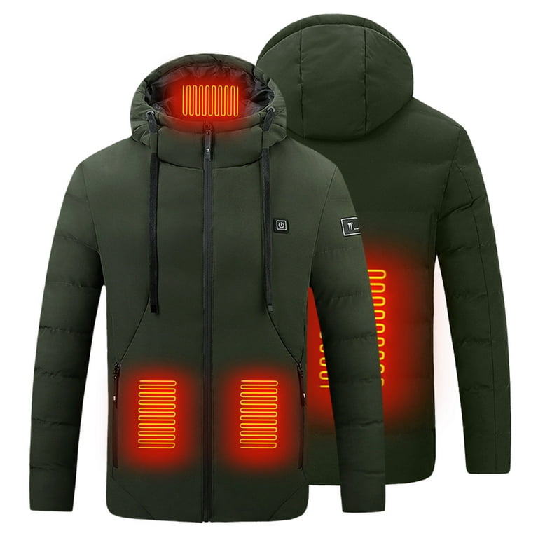 Heated Jacket, Unisex Outdoor Warm Clothing Heated Hoodie For