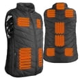 thumbnail image 2 of Heated Electric Vest For Men Women – USB Thermal Winter Jacket – Black Up To 3XL 2 of 6