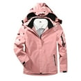 thumbnail image 1 of Heated Jacket Women Fast Warm Up 3 Heat Zones Usb Charging Detachable Hood Color Block Windproof Coat Fast Warm Up Long Sleeve Zip Up Puffer Jacket Womens Jackets Dressy Casual, 1 of 8