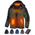 thumbnail image 1 of Heated Jacket for Men, Graphene Lightweight Heating Jackets with Battery Pack 12V Fast Charge 18400mAh Waterproof Windproof, Winter Outdoor Soft Shell Electric Heating Coat, 1 of 5
