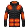 thumbnail image 1 of Heated Jacket for Men and Women Heated Coat Hooded Heating Warm Jackets Windproof USB Charging Heated Jacket Hoodies for Hiking, 1 of 1