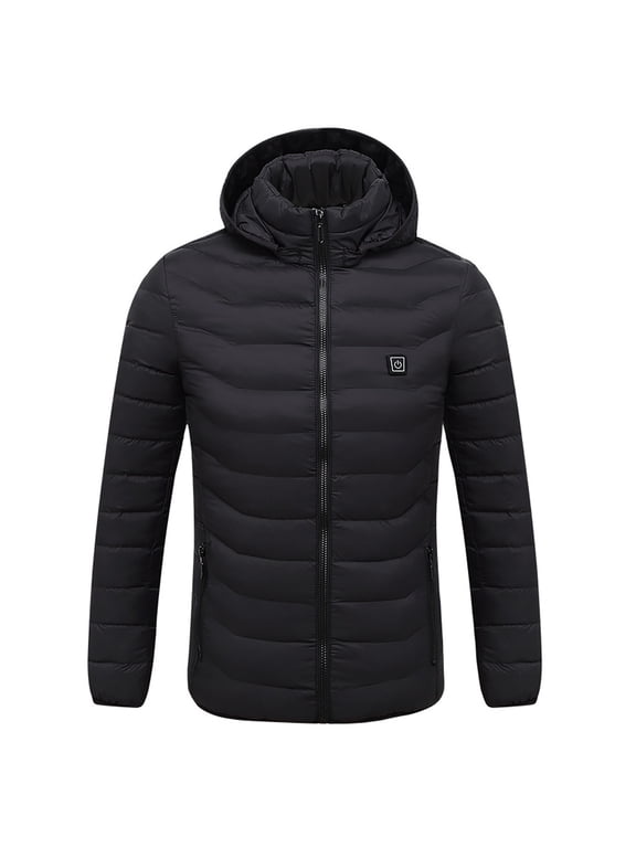 Heated Jacket for Men and Women Heated Jackets Hoodies Winter Warm Coat Jackets Windproof USB Charging Heated Jacket Outerwear for Hiking