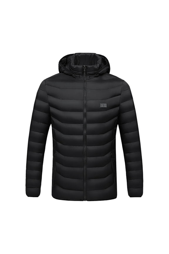 Heated Jacket for Men and Women Hooded Heating Warm Jackets Windproof USB Charging Electric Warmer Smart heated Coat
