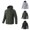 thumbnail image 1 of Heated Jackets for Men 11 Heating Zones Zip Up Heated Hoodie with Pockets Powered by Power Bank), 1 of 3