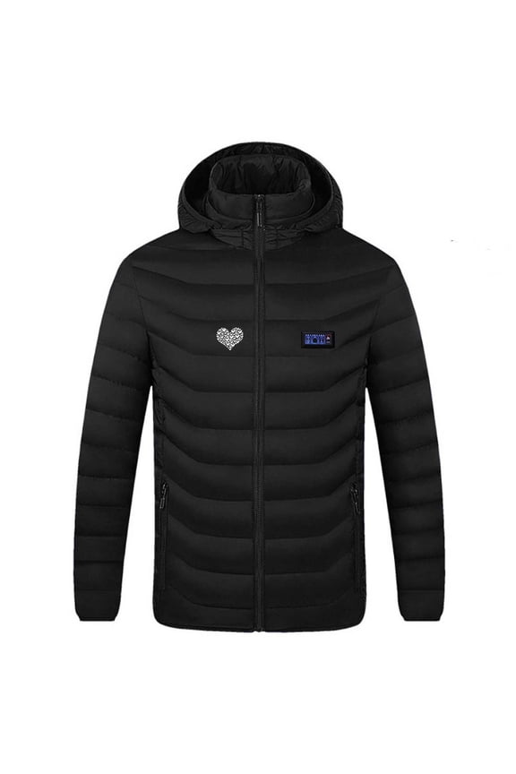 Heated Jackets for Men Women with 21 Heating Zones USB Smart Warming Hoodie Winter Thermal Puffer Jacket Unisex