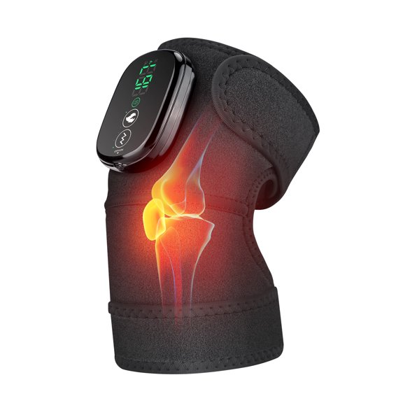 ROMYSE FlareMore 3-in-1 Heated Knee Massager – Versatile Heat & Vibration Therapy Wrap for Knee, Elbow & Shoulder Relief, Ideal for Sports Recovery & Daily Joint Care