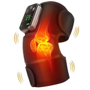 Heated Knee Massager for Relief, Portable Knee Brace Wrap with Heat, 3 in 1 Knee Heating Pad for Shoulder Elbow Knee with Vibration to Keep Knee Warms, Relaxing for Office, Study