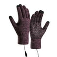 thumbnail image 1 of Heated Knitting Gloves USB Rechargeable for Men Women, Touchscreen Winter Heating Gloves for Cold Weather Outdoor Activities Work Skiing, 1 of 5