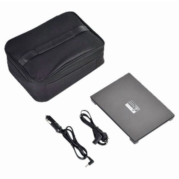 Heated Lunch Bag, 12V Car and Home Portable Food Warmer with Constant Temperature for Bento Boxes, Aluminum Foil Insulated Bag for Office, Travel and Picnics