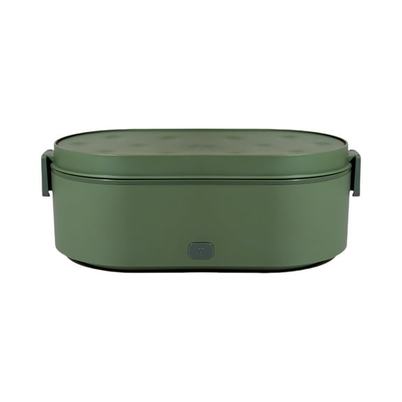 Heated Lunch Box, Portable Food Warmer, Lunch Container with Fast Heating Technology, Leak-Proof Designing Box for Home Office (9.84x3.54x1.96 Inch)