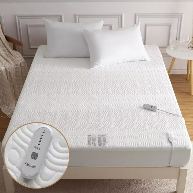 Heated Mattress Pad Full Size 54x75 inches Air Layer Electric Mattress ...