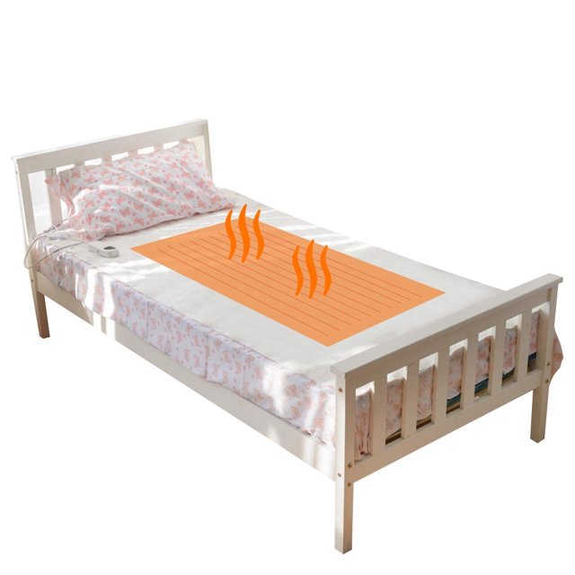 Heated Mattress Pad, Twin Size Electric Heat Pad, Heating Bed with 5