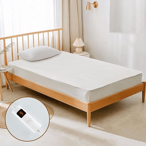 Heated Mattress Pad Twin Size, Electric Mattress Pad with 9 Heat Settings, 9-Hour Auto Off & Overheat Protection, Machine Washable Bed Warmer for up to 10 Inches Mattress, 76 x 39