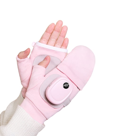 Heated Motorcycle Gloves and Rechargeable Ski Gloves with Adjustable Warming Zones, Water-Resistant Exterior and Touchscreen Fingers for Extreme Cold Weather Protection