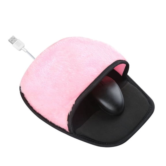 Heated Mouse Pad Hand Warmer USB Heated Gaming Mousepad Men Women Great Gift for Office Home Computer Laptop