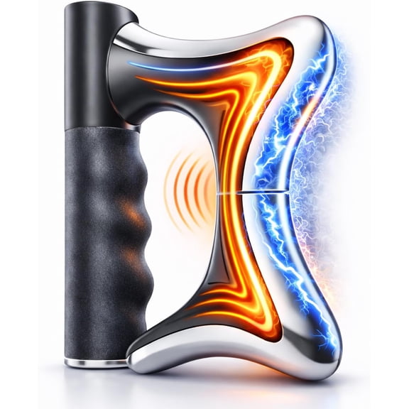 Heated Muscle Scraper Tool, Electric Fascia Release Full Body Contouring Machine, Vibration & Heat Therapy