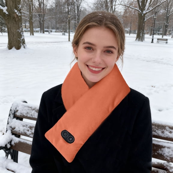 Heated Neck Wrap for Outdoor Use with USB Charging Capability Portable Warmer Flexible Foldable Design Universal Fit for All Ages Ceiling of Comfort for Cold Weather