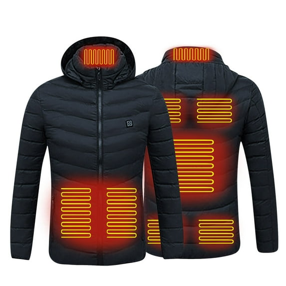 Heated Outdoor Clothing For Riding Skiing Fishing Via Heated Coat, Heart Sleeveless Cover-Up Women's Fleece Jackets & Coats Blue