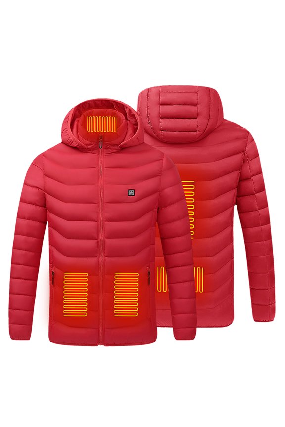 Heated Performance Shell Jackets Outdoor Warm Clothing Heated For Riding Skiing Fishing Charging Via Heated Coat Heating Winter Coat for Men and Women