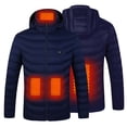 thumbnail image 1 of Heated Performance Shell Jackets Outdoor Warm Clothing Heated For Riding Skiing Fishing Charging Via Heated Coat Heating Winter Coat for Men and Women, 1 of 5