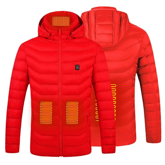 Heated Performance Shell Jackets Outdoor Warm Clothing Heated For Riding Skiing Fishing Charging Via Heated Coat Heating Winter Coat for Men and Women