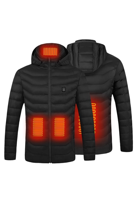 Heated Performance Shell Jackets Outdoor Warm Clothing Heated For Riding Skiing Fishing Charging Via Heated Coat Heating Winter Coat for Men and Women