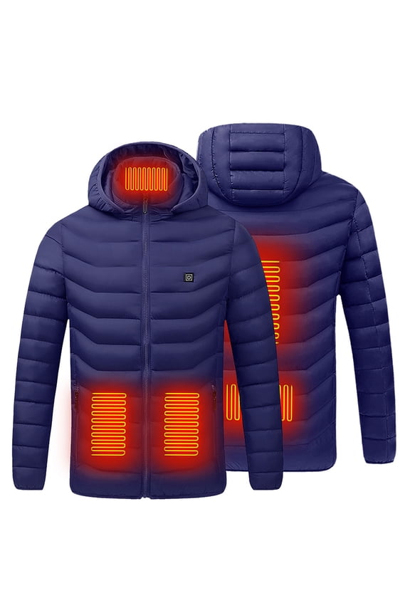 Heated Performance Shell Jackets Outdoor Warm Clothing Heated For Riding Skiing Fishing Charging Via Heated Coat Heating Winter Coat for Men and Women