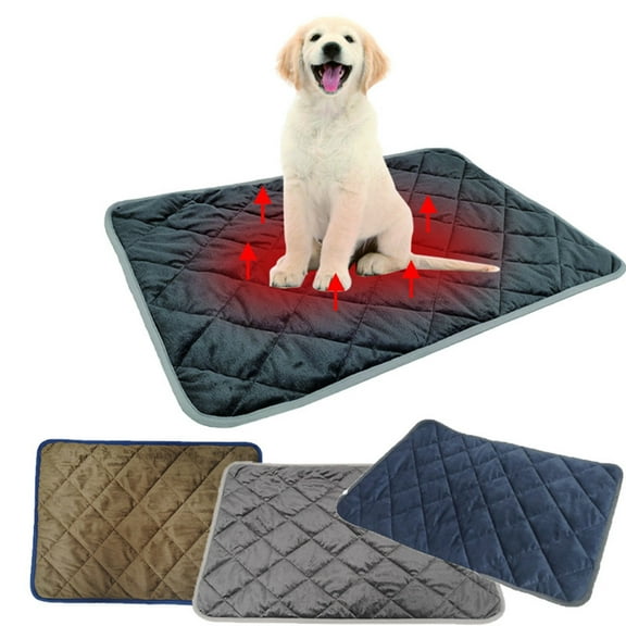 Heated Pet Bed, Thermal Pet Heating Pad, Waterproof Pet Mat, Self-warming Function, Indoor Outdoor Use,Vsgery
